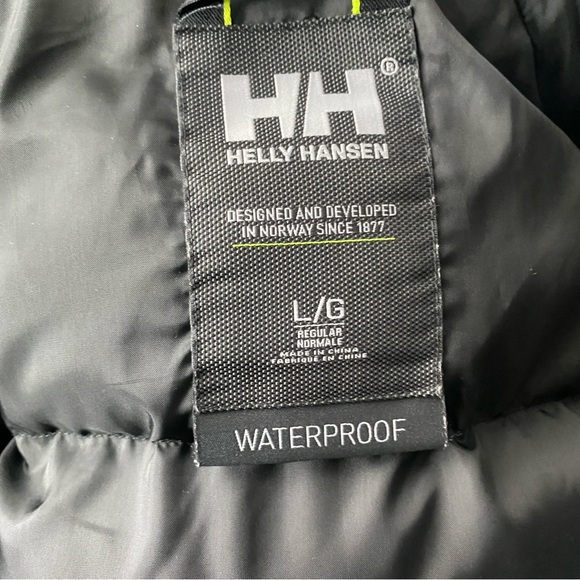 Helly Hansen Senja Waterproof Winter Parka Olive Green Faux Fur Hood - L - Picture 17 of 17